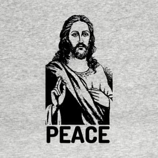 Jesus, Peace Sign, Jesus Peace T-Shirt